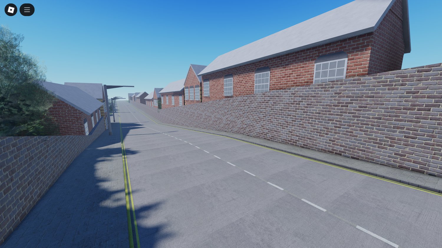 charming Roblox village environment inspired by rural UK towns