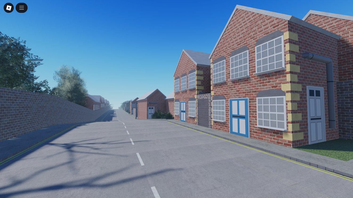 Roblox RP-ready village map perfect for storytelling, slice-of-life, or law enforcement games