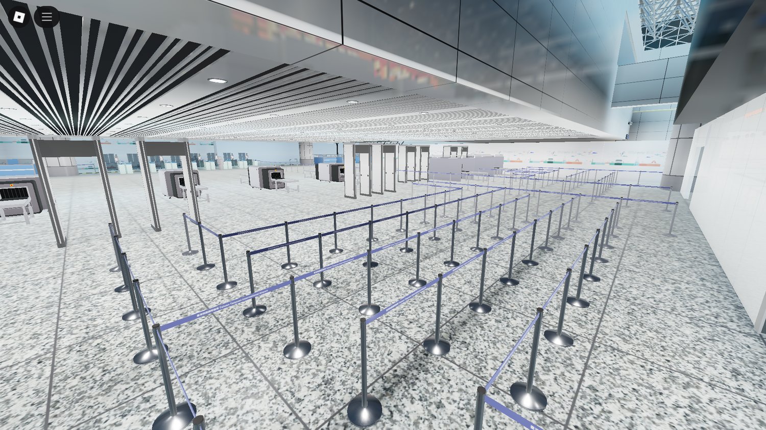 Exterior view of Taipei Taoyuan Terminal 2 – game-ready Roblox aviation asset