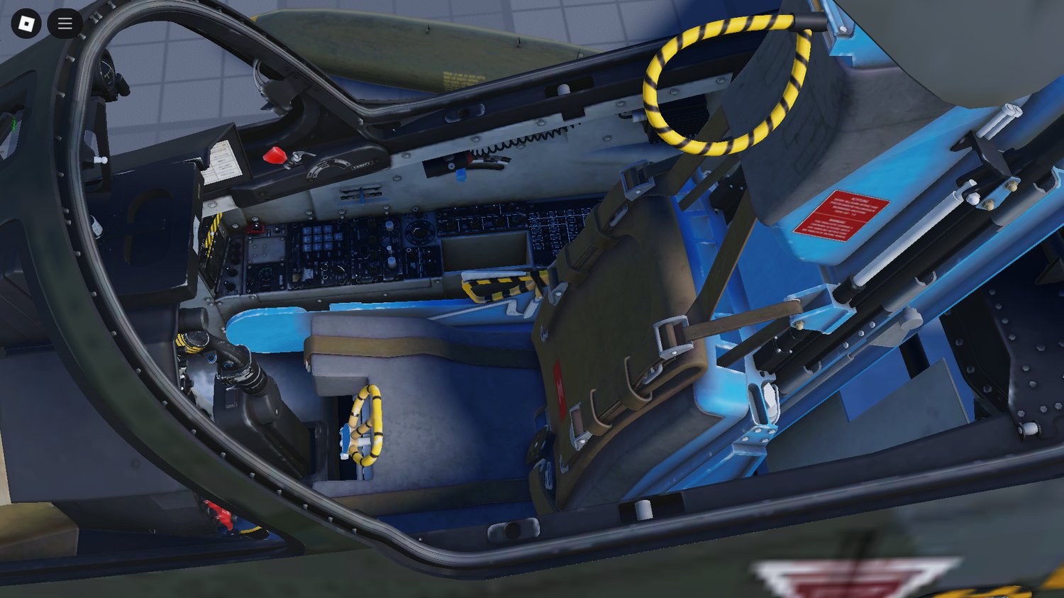 Rear view showing engine effects and afterburner