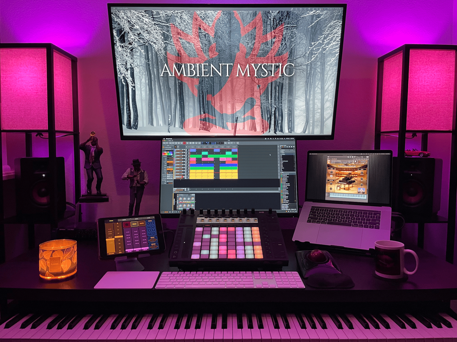 Stephan Earl's current music production setup