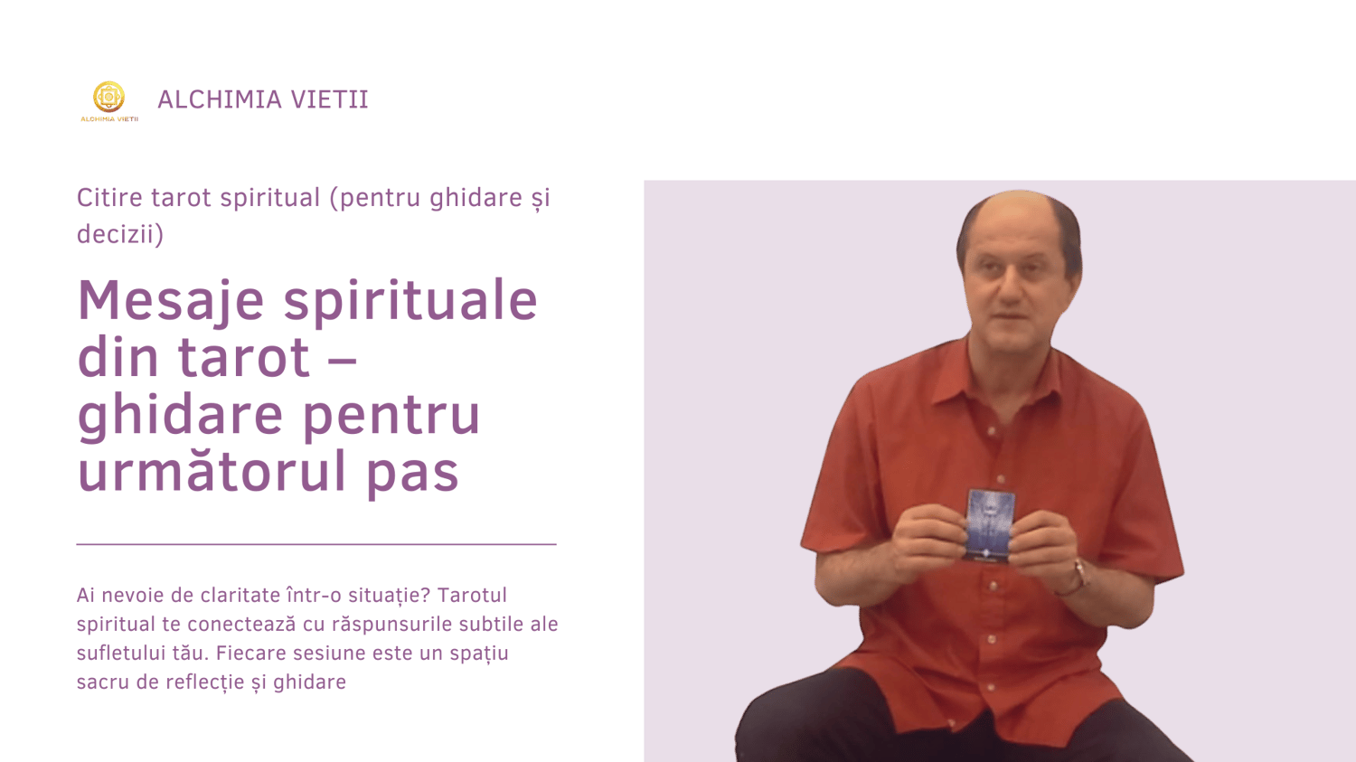 Interpretare spirituală Tarot cu Eugen Mirtz – ghidare simbolică pentru claritate și decizii importante