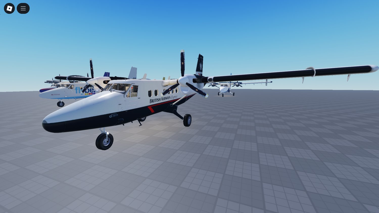 Custom airline livery on DHC-6 exterior