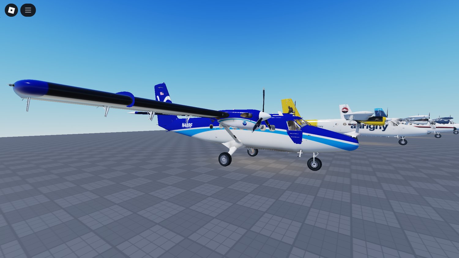 Island-hopping RP session using multiple aircraft