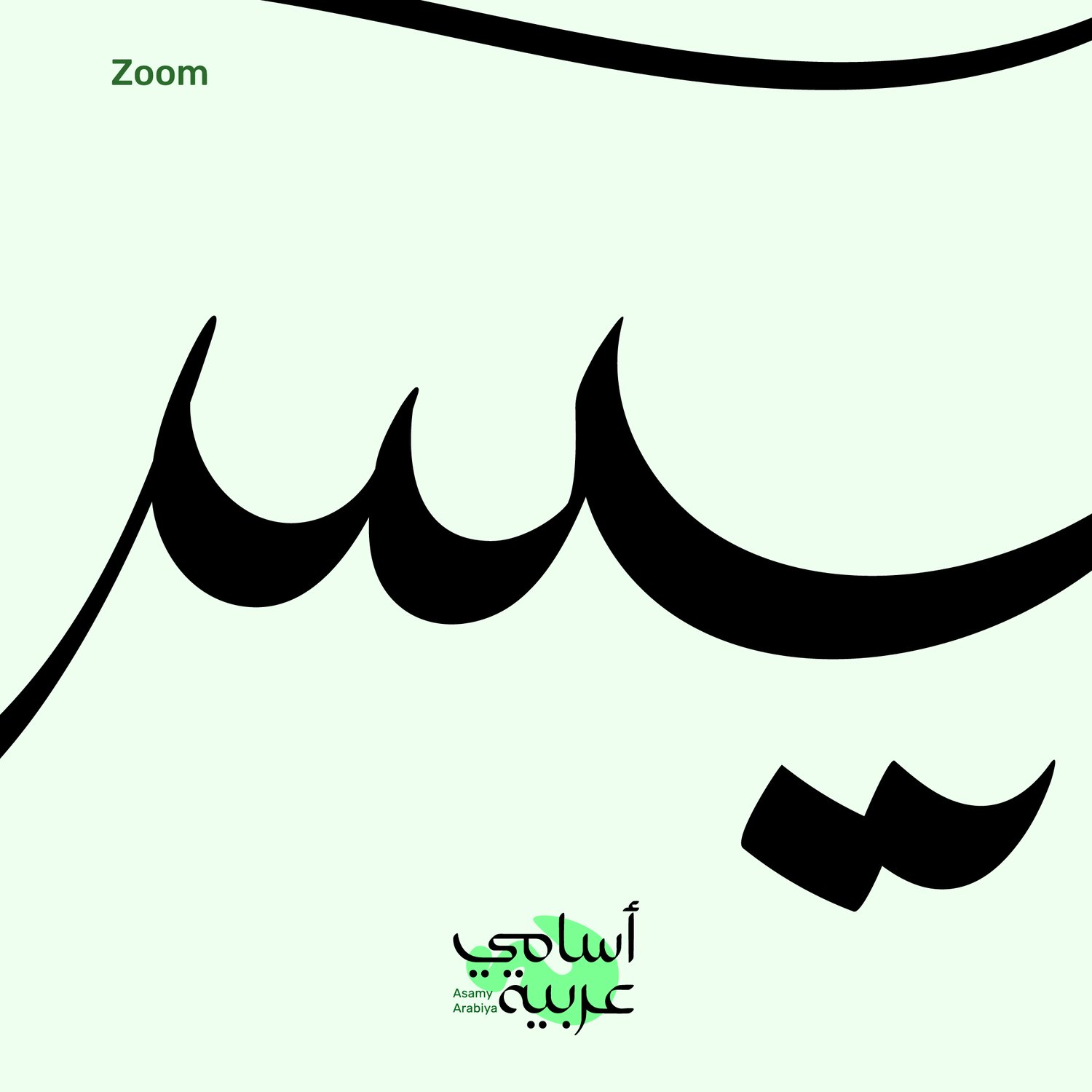 Detailed close-up of Anis (أنيس) name art showing elegant and professional script.