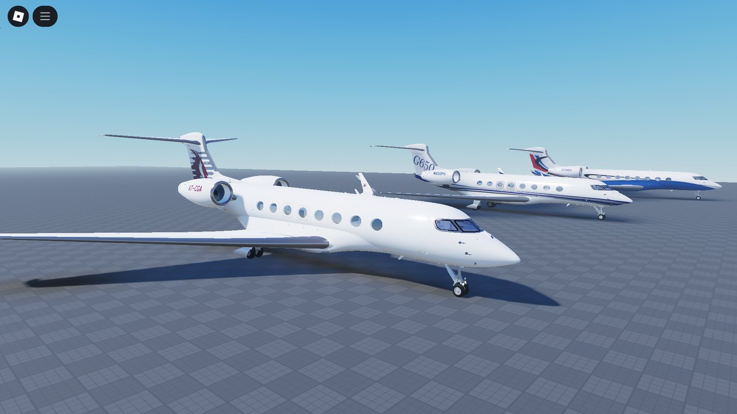 Rear view with wing and tail lighting FX
