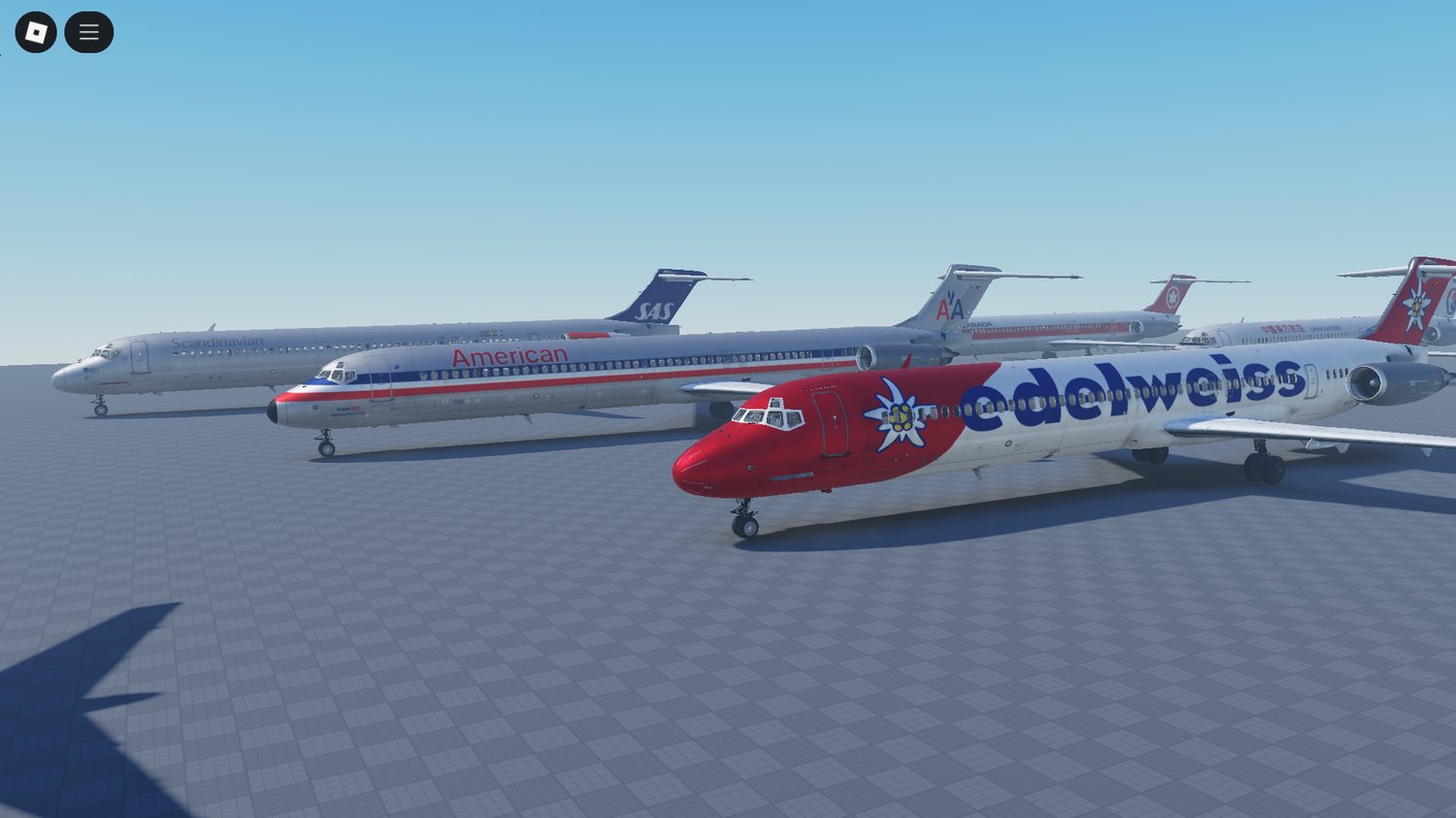 Side view showing aircraft scale and detailing