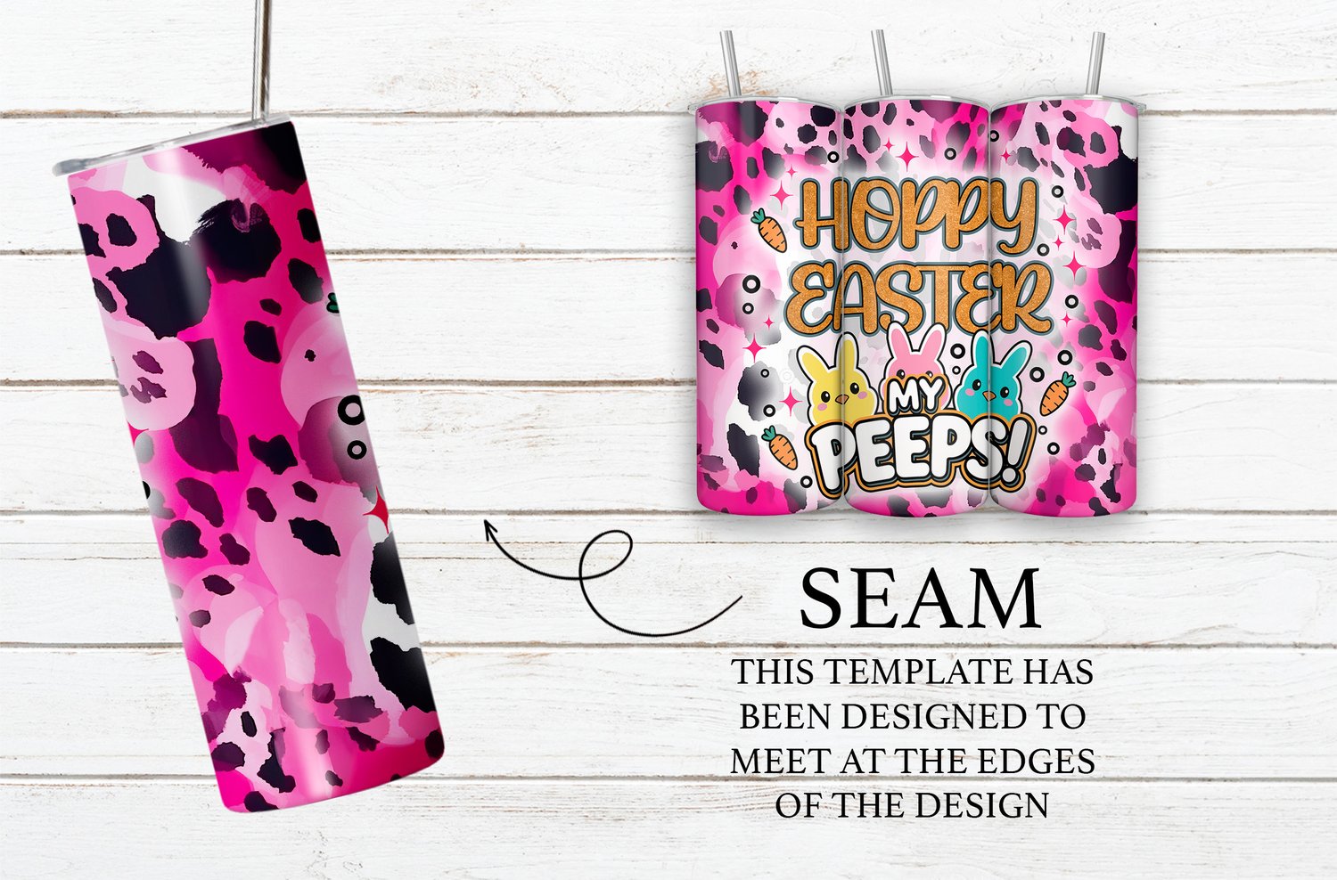 Hoppy Easter - 20oz Tumbler Wrap FUNNY - Payhip