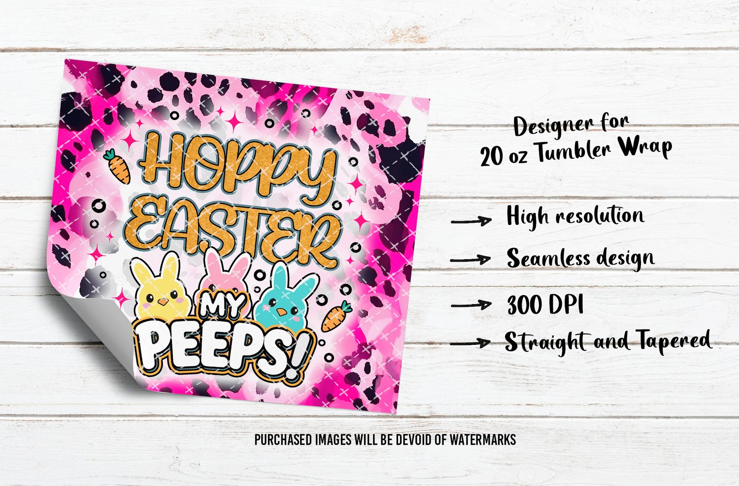 Hoppy Easter - 20oz Tumbler Wrap FUNNY - Payhip