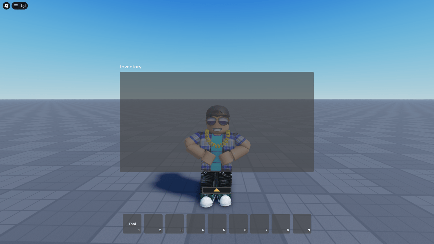 Roblox custom inventory UI with tool storage