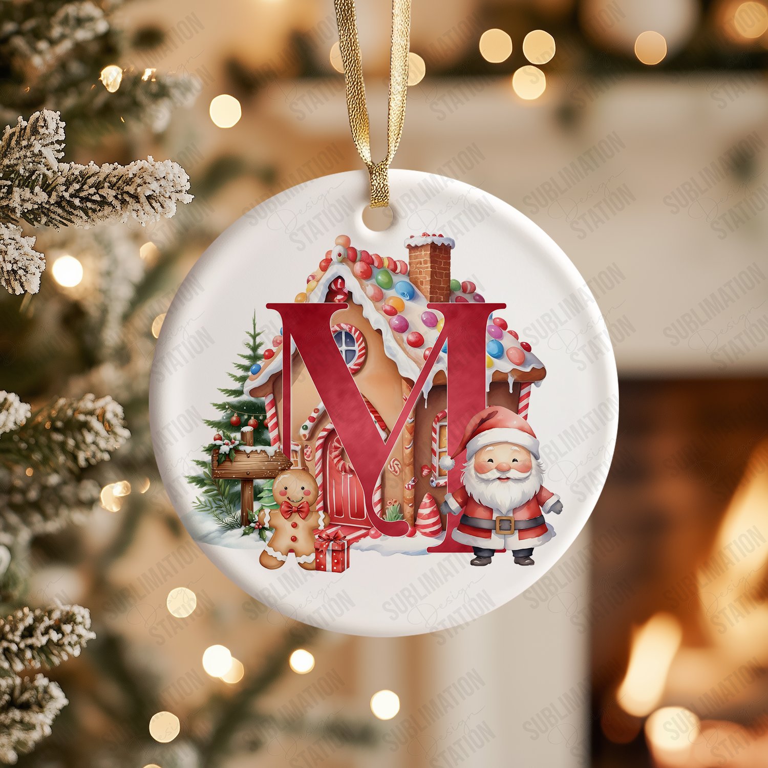 GINGERBREAD SANTA ALPHA (Ref: 2029)
