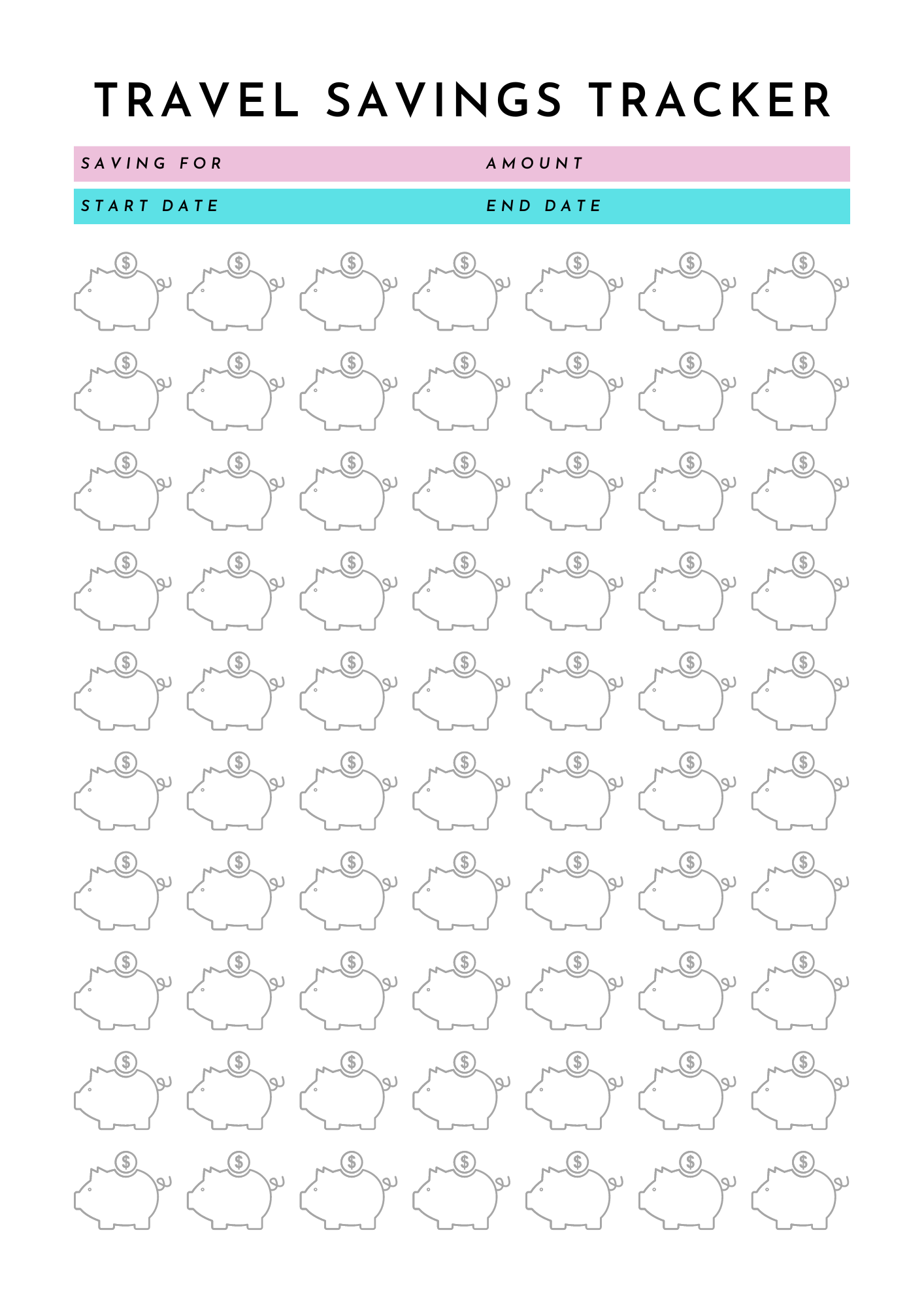 Travel Savings Tracker