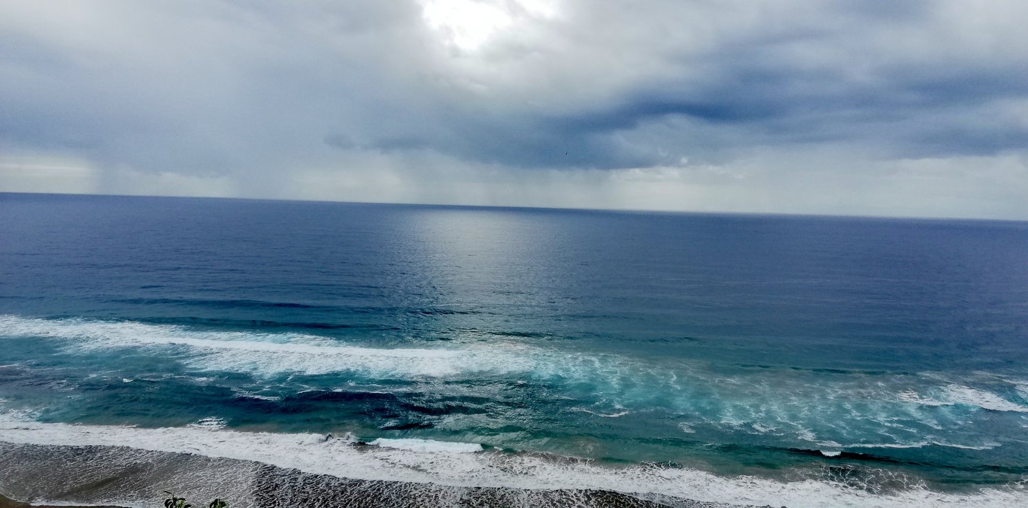 View of the Indian Ocean from Sky Island Resort, Ponta Malongane