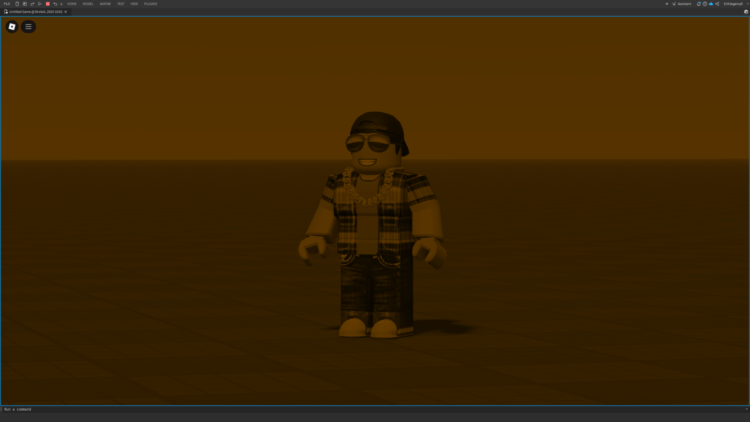 Military-themed thermal UI in Roblox