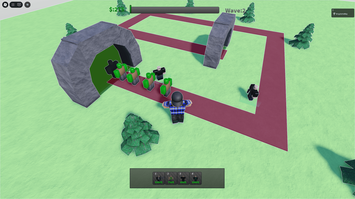 Tower upgrade and stat system