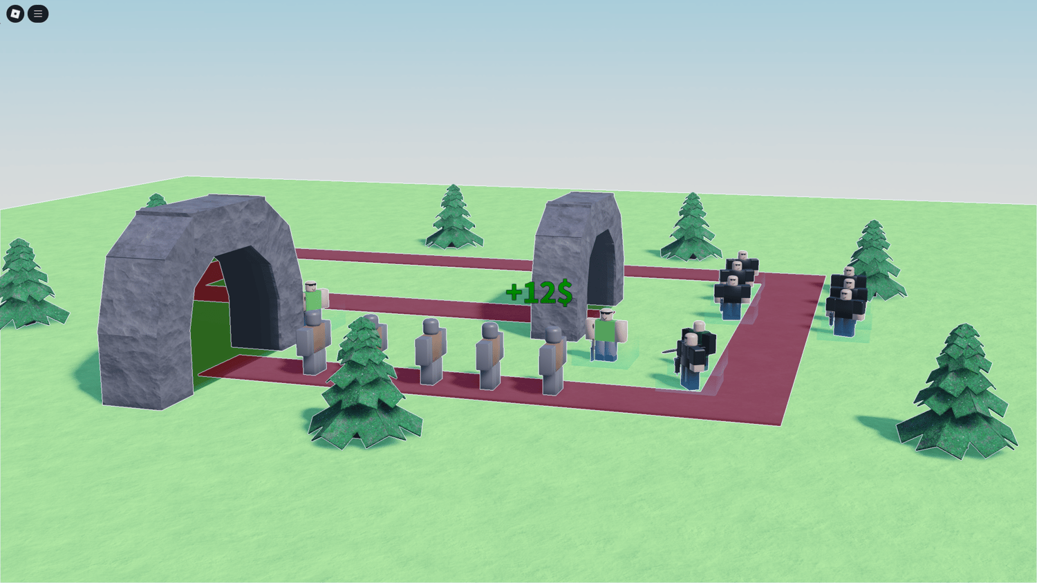 Tower placement system in Roblox