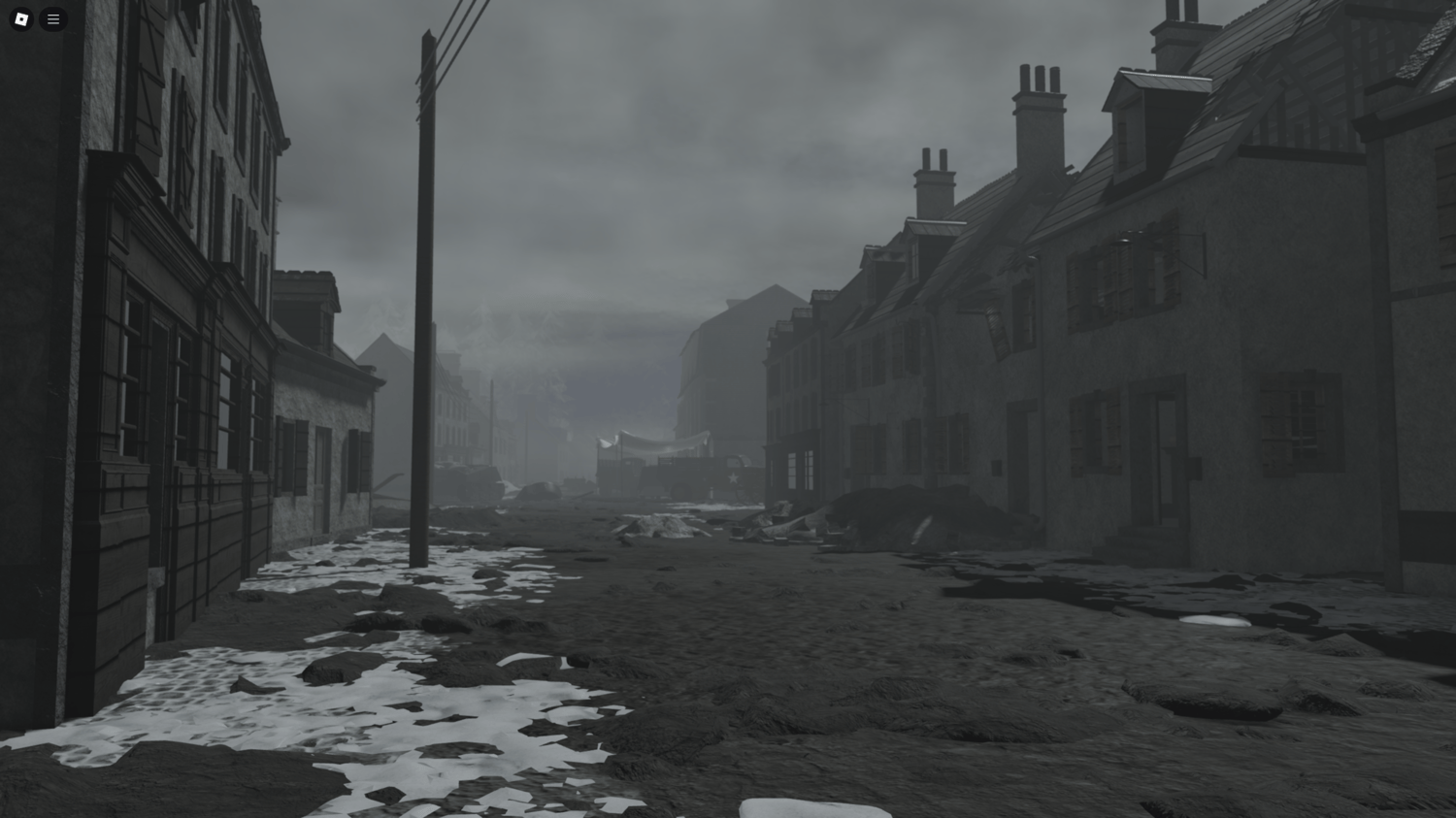 Roblox Siege of Bastogne snowy battle map