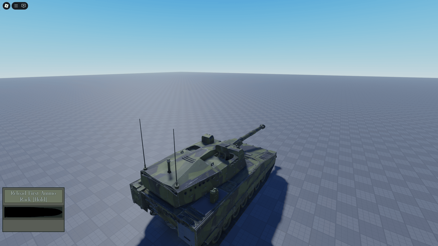 Gunner seat inside Roblox Swedish tank