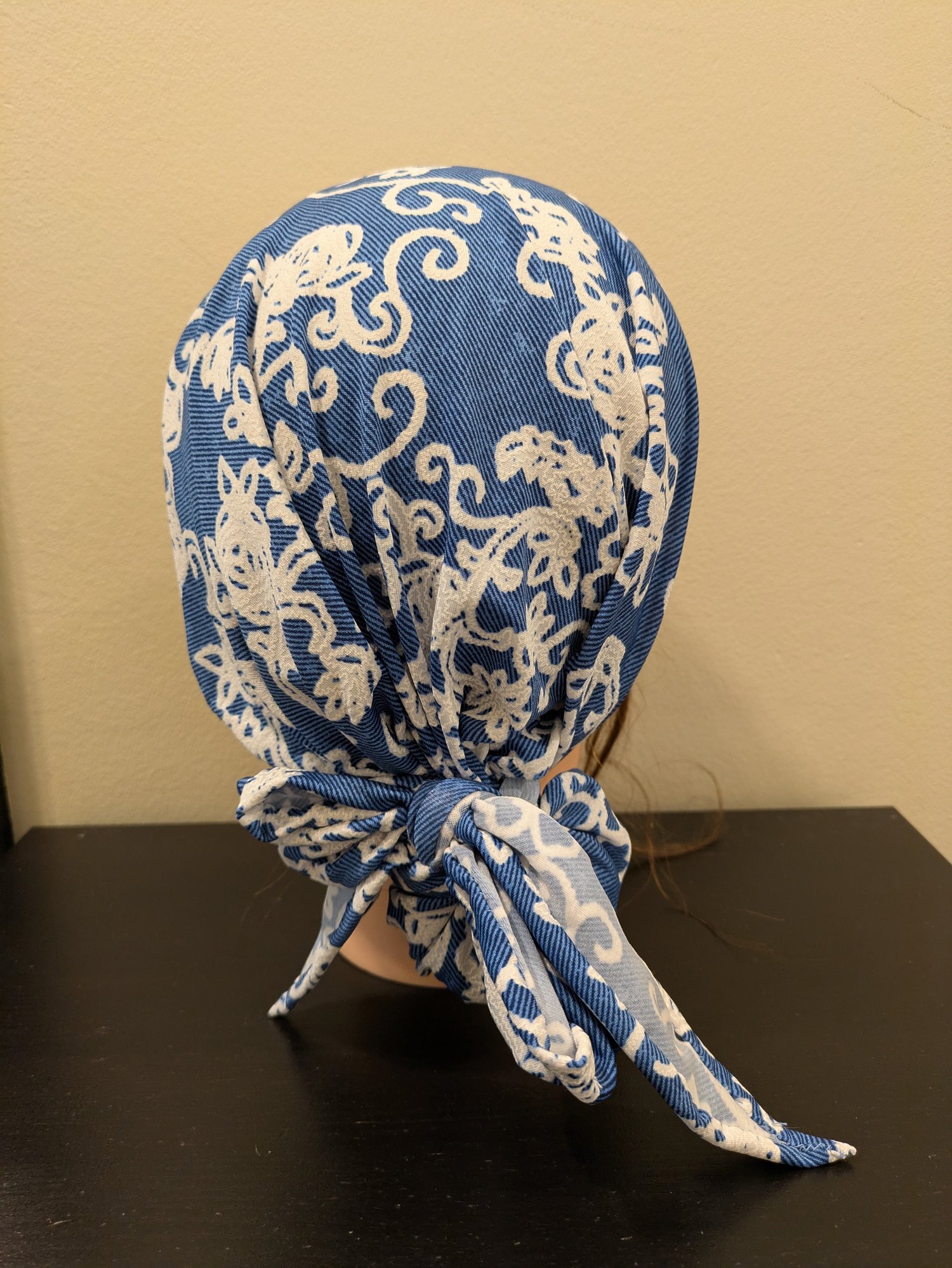 Twist & Tame WildWrap by Wild Lilac Moto - Handmade motorcycle head wrap for medium to long hair — fits comfortably under helmets, keeps medium to long hair tangle-free