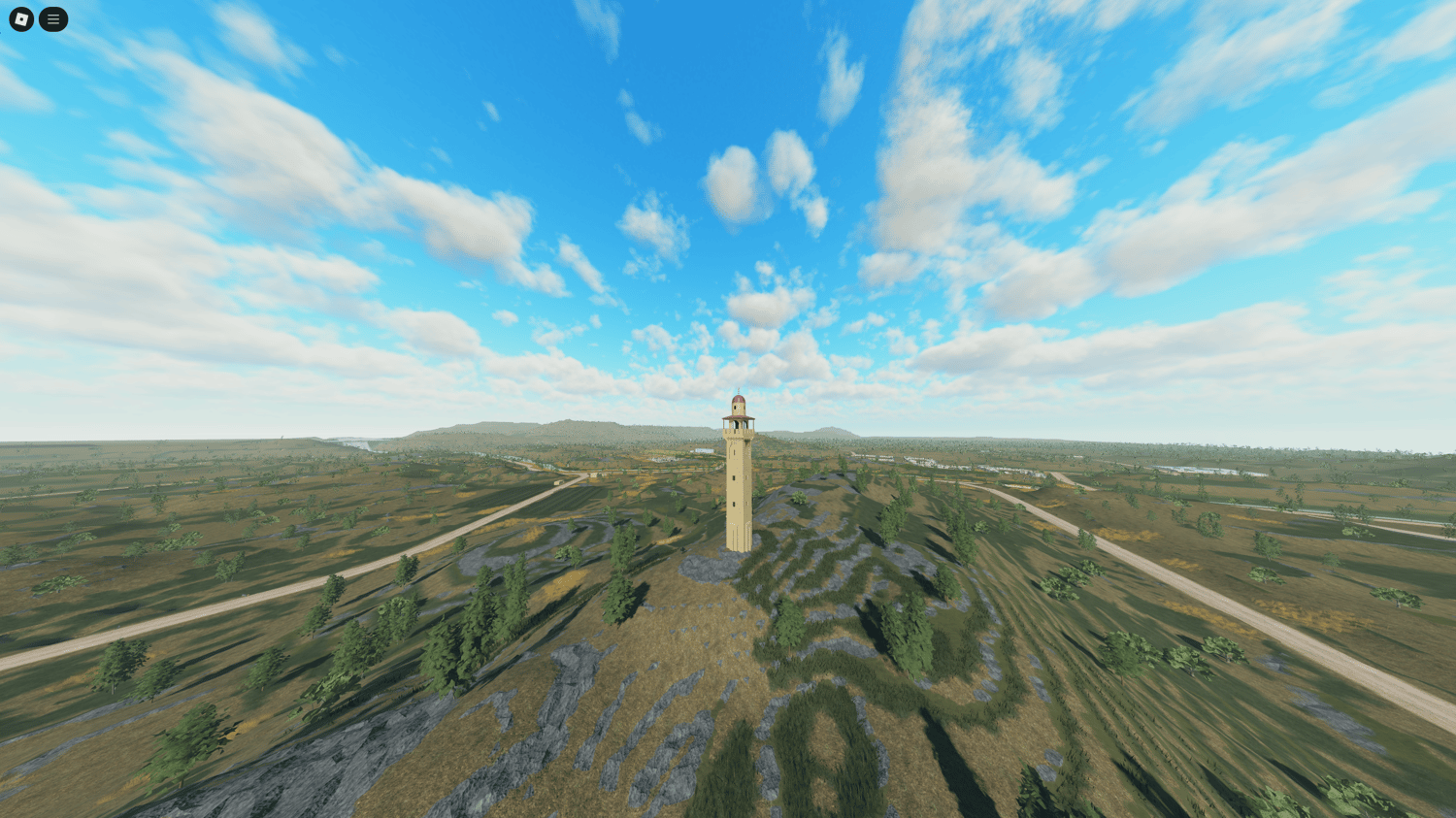 Afghan terrain with village layout