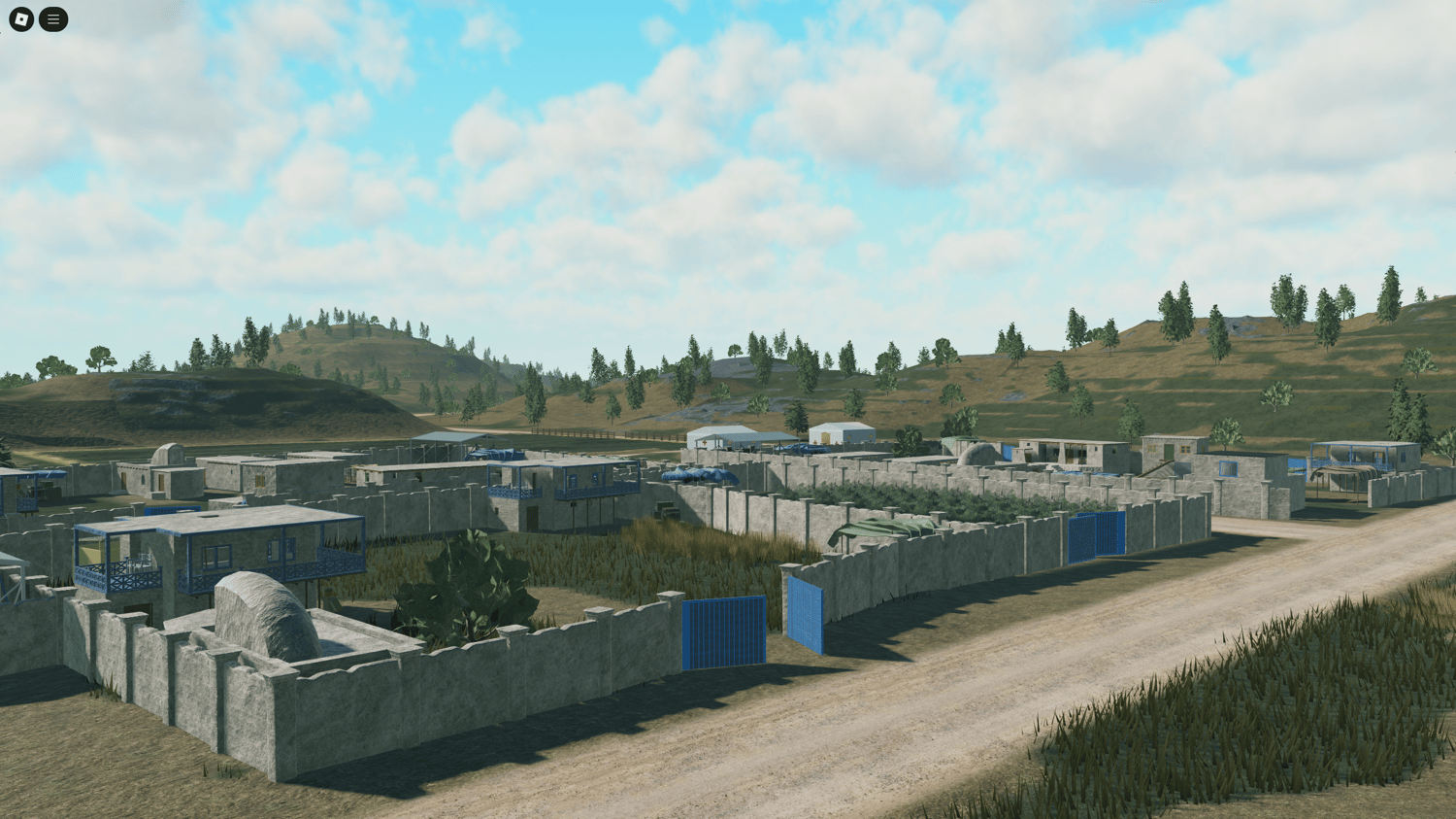 Realistic lighting in large desert map