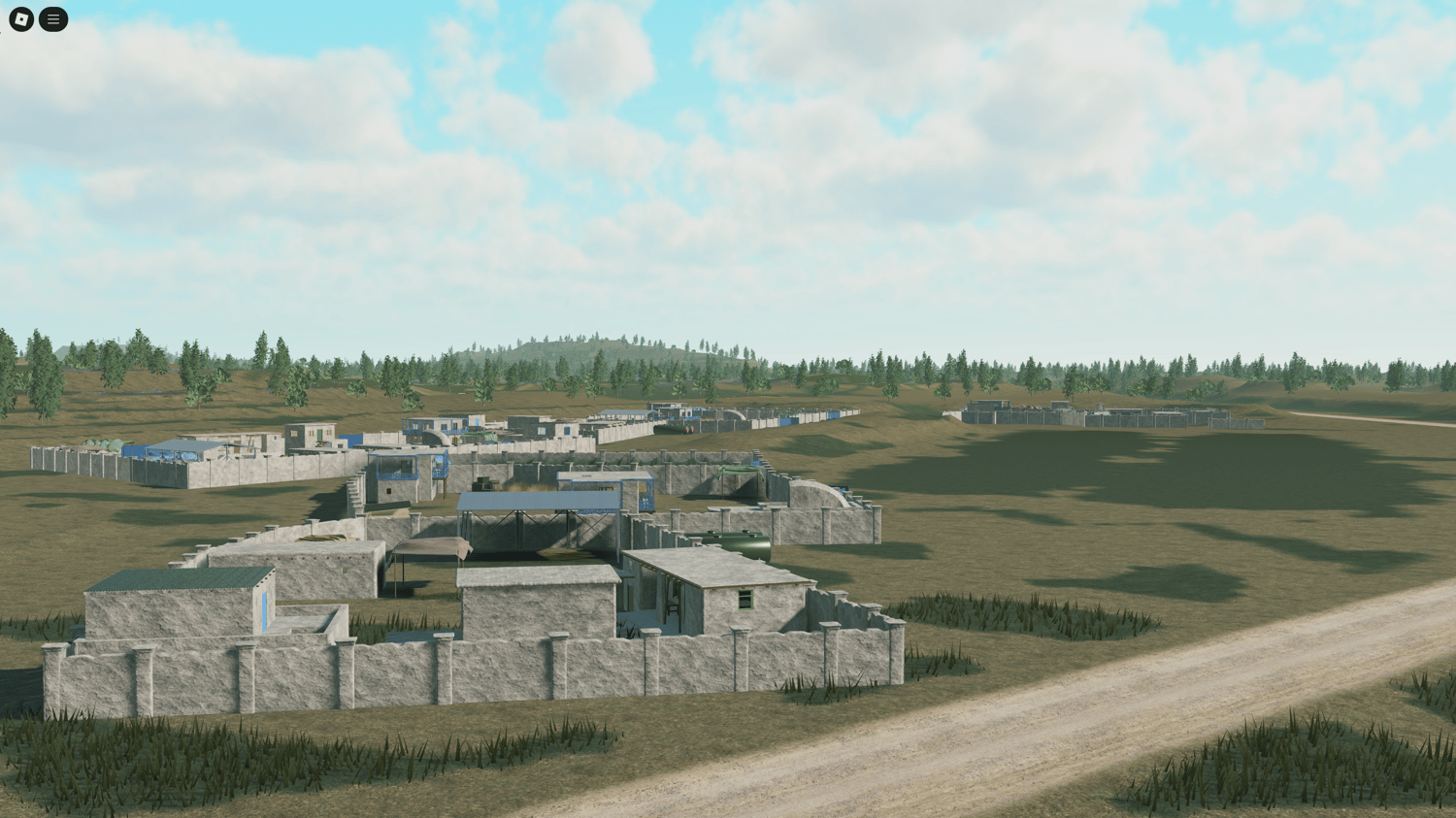 Flat land ready for FOB placement