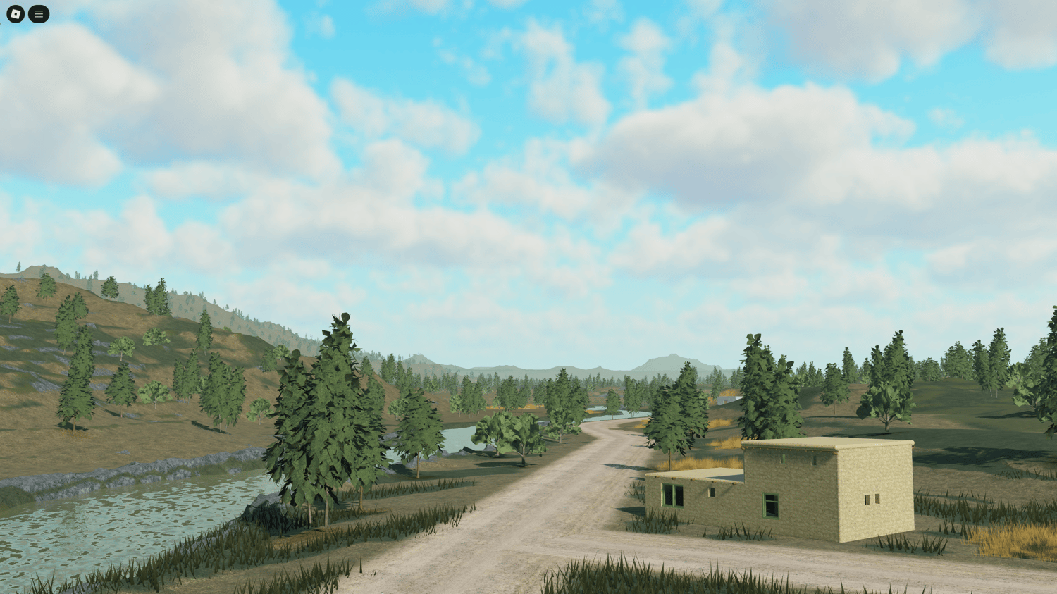Roblox MILSIM map with villages