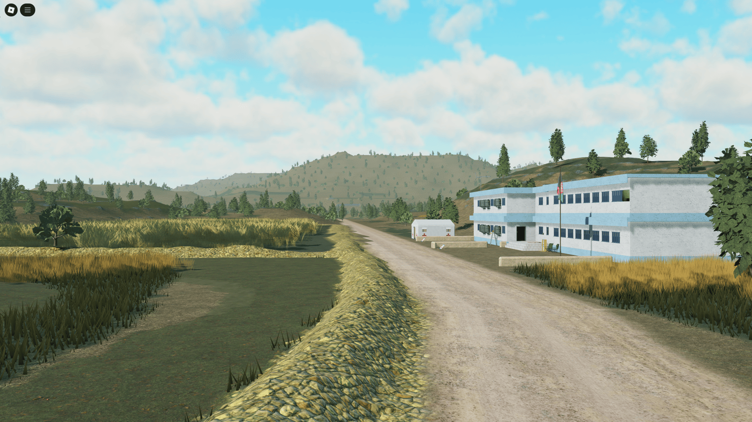 Afghan-style rural Roblox environment