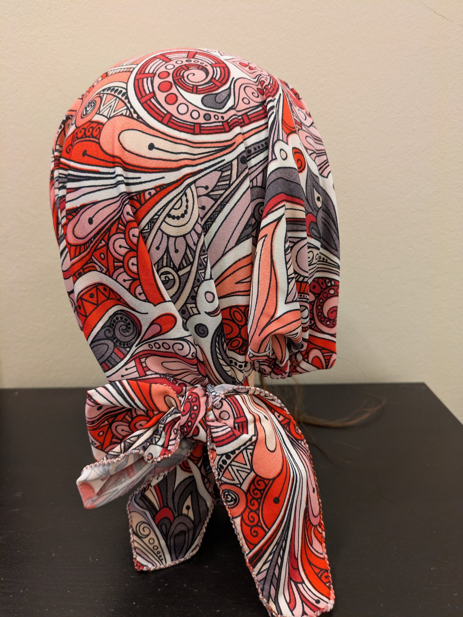 Twist & Tame WildWrap by Wild Lilac Moto - Handmade motorcycle head wrap for medium to long hair — fits comfortably under helmets, keeps medium to long hair tangle-free