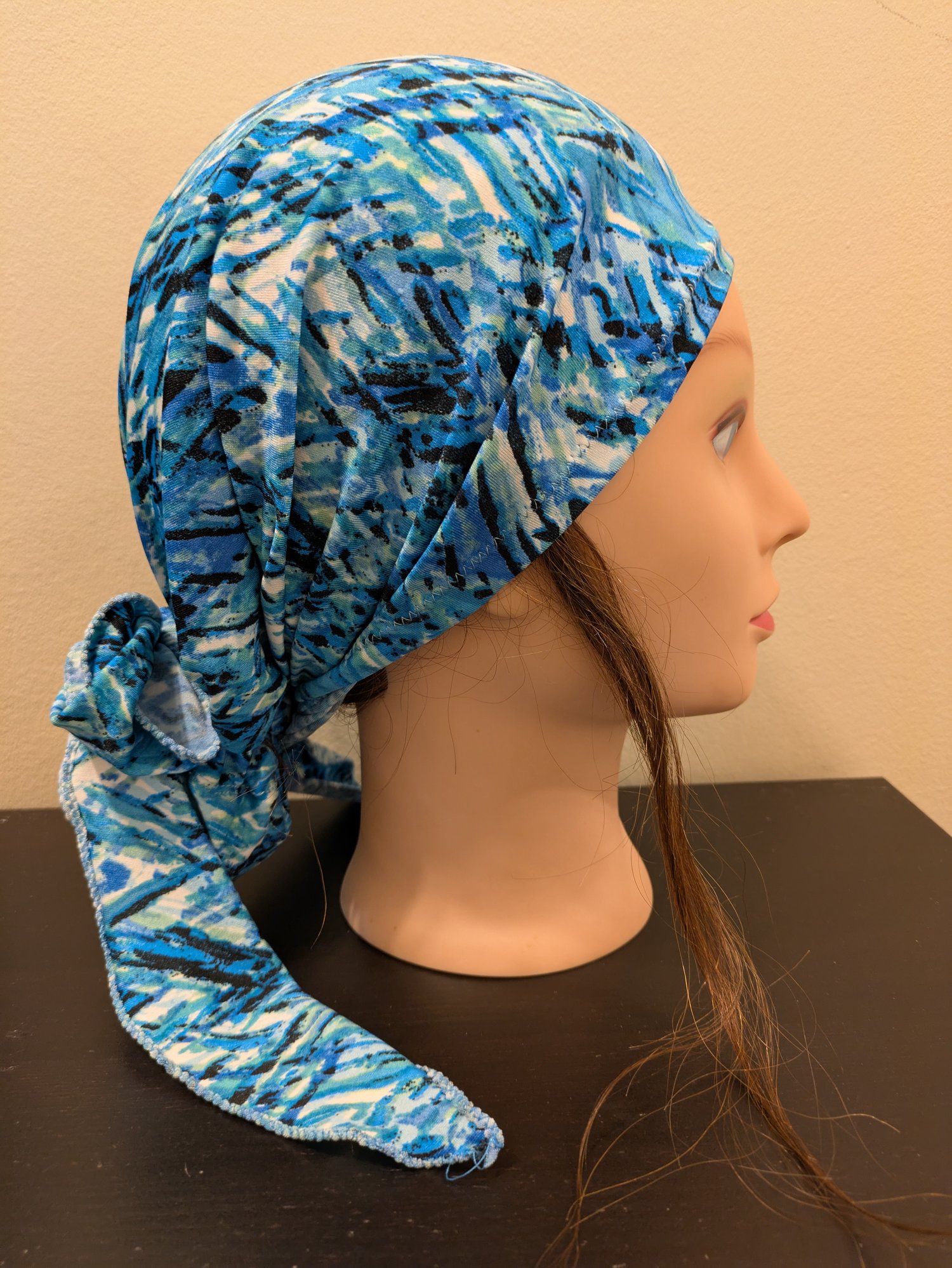 Twist & Tame WildWrap by Wild Lilac Moto - Handmade motorcycle head wrap for medium to long hair — fits comfortably under helmets, keeps medium to long hair tangle-free