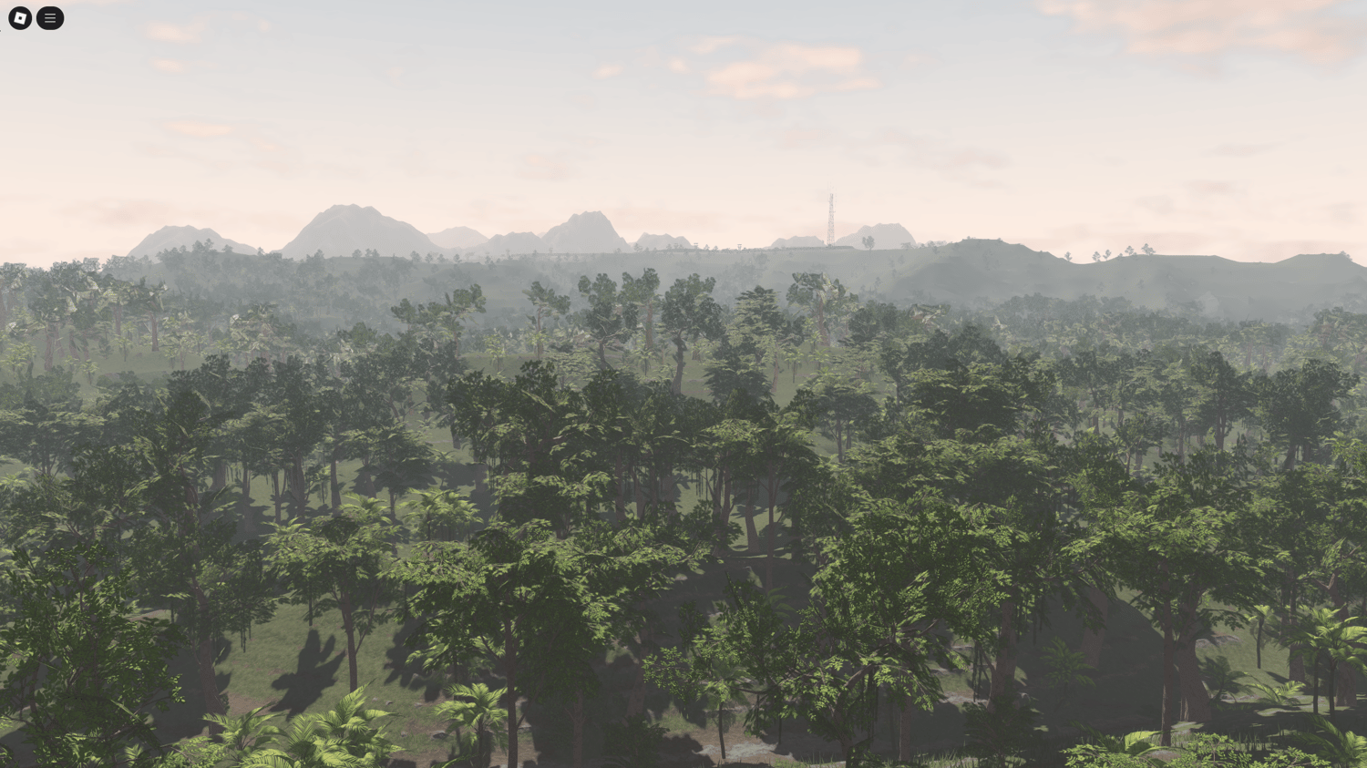 Roblox map with rice fields and villages