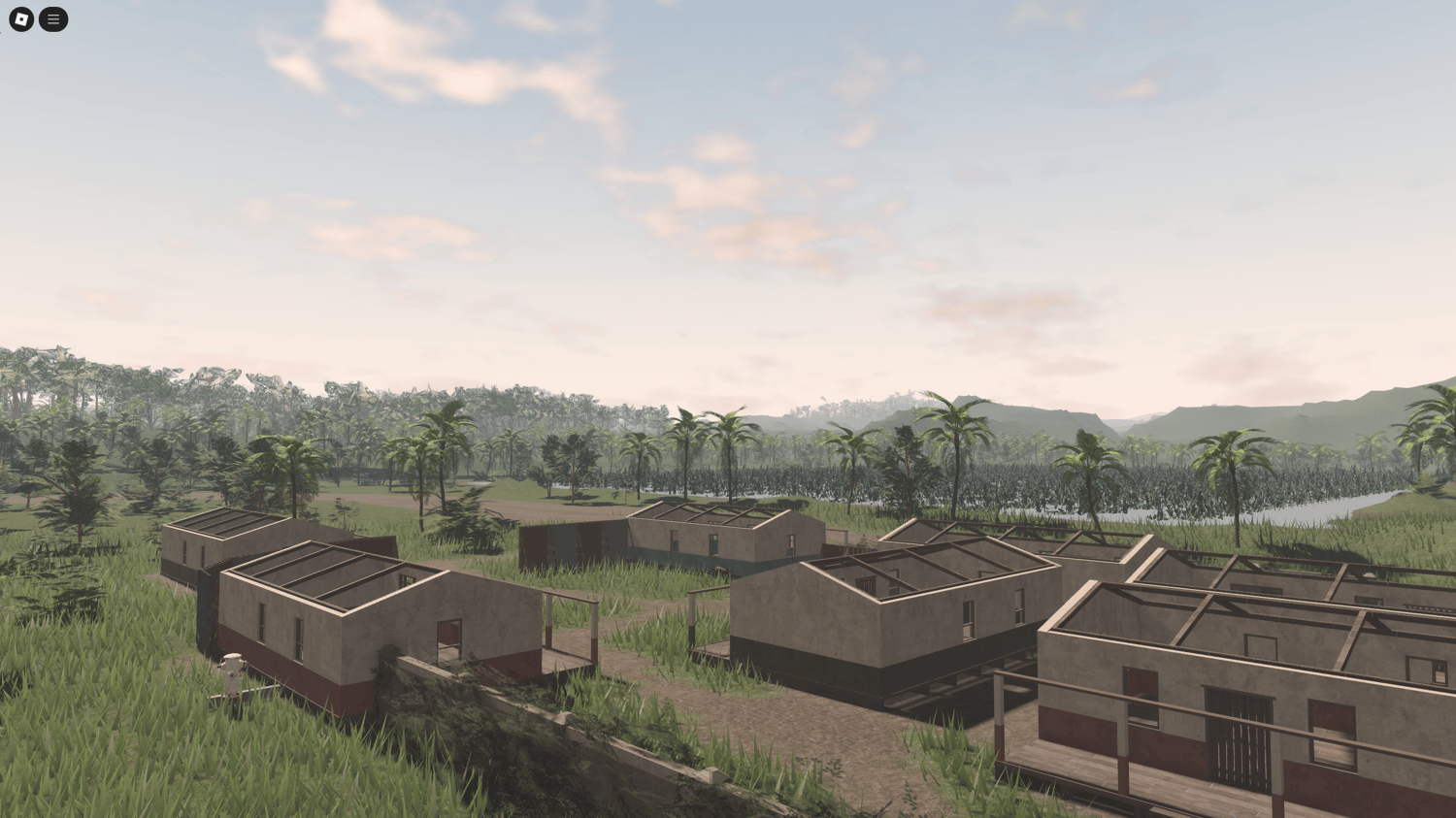US Army base on hilltop in Vietnam map