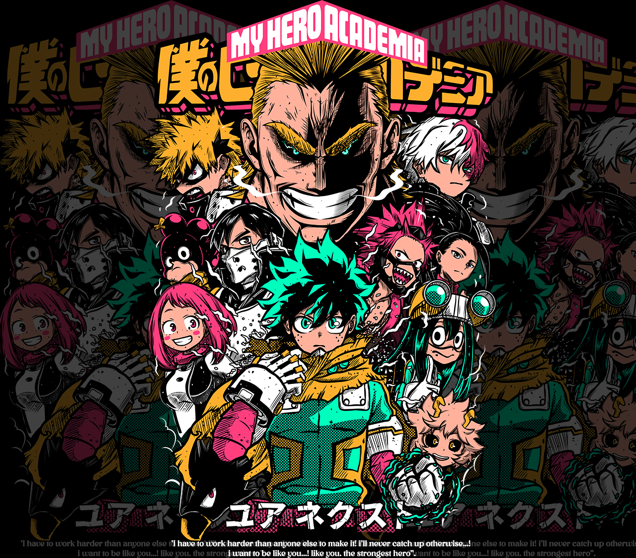 DESIGN ANIME My hero academia