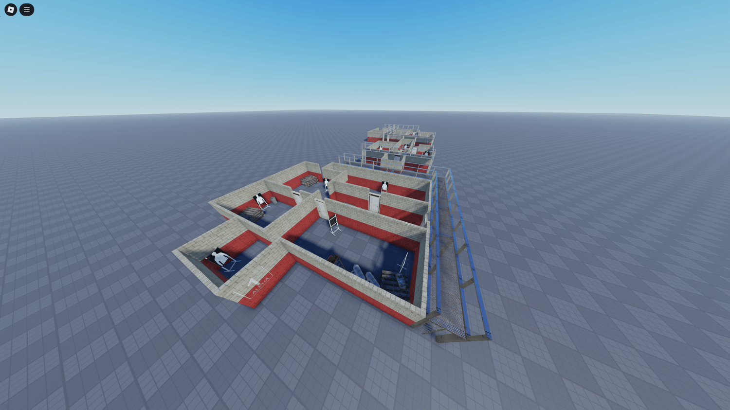 Realistic SWAT and military combat training setup
