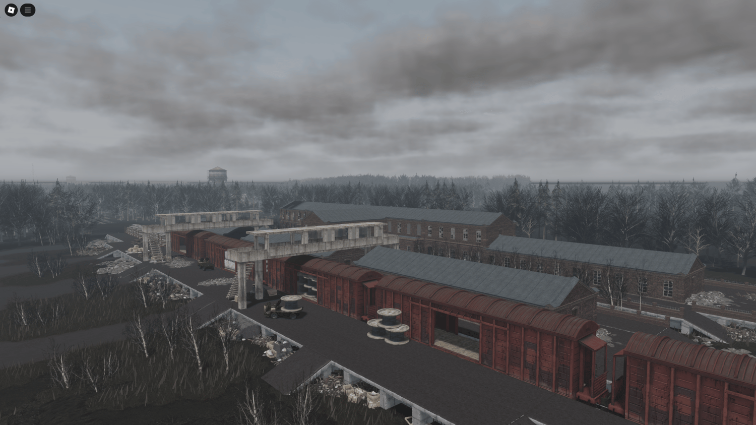 Explosions and flamethrower effects in combat