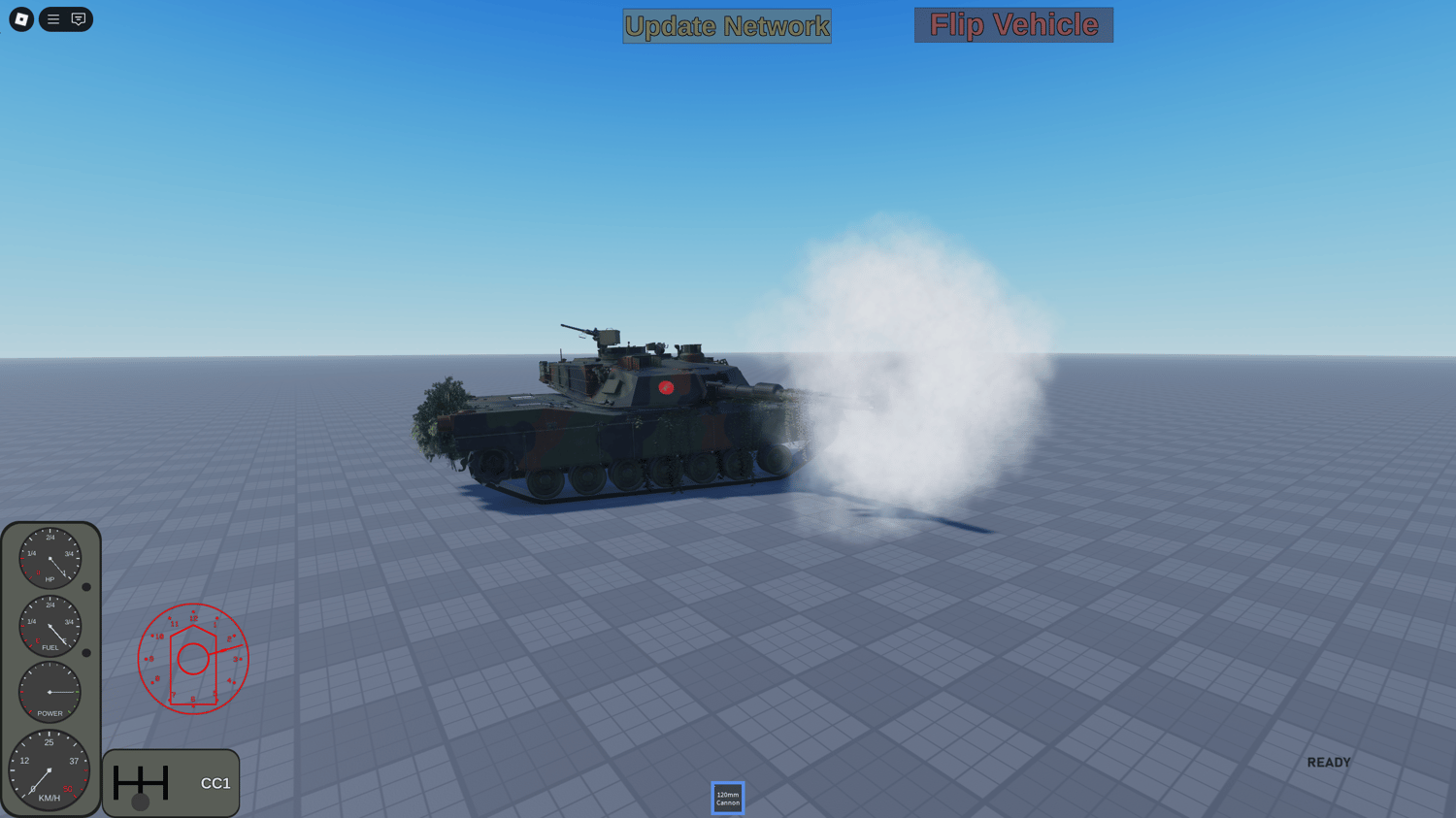 M1A2 Abrams scripted with Ferrarico