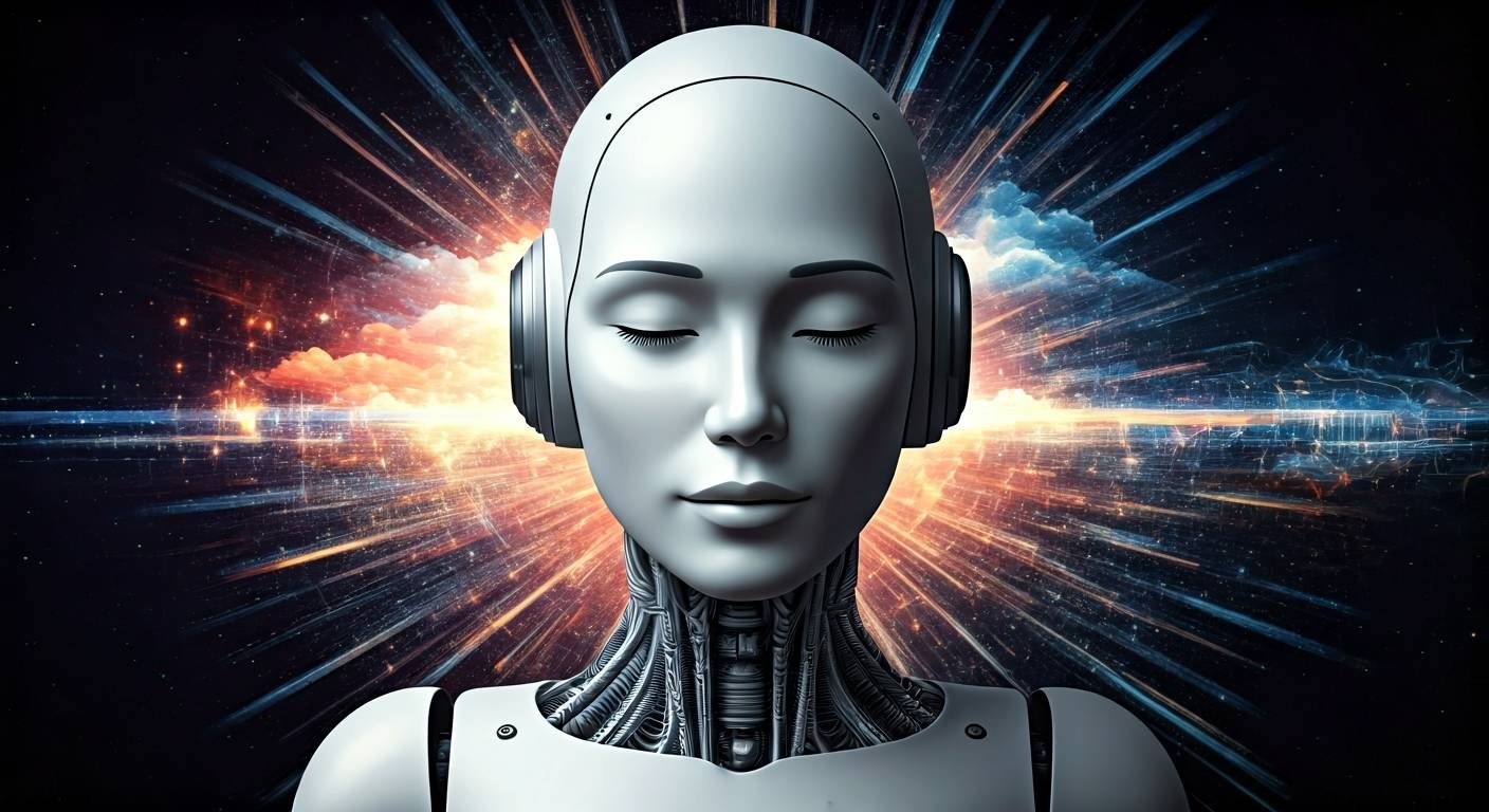 AI robot dreams, Blending the realms of technology, creativity, and philosophy