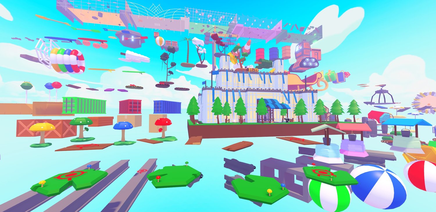[MEGAPACK] 450 Roblox Obby Obstacle Course Structures & Props Pack
