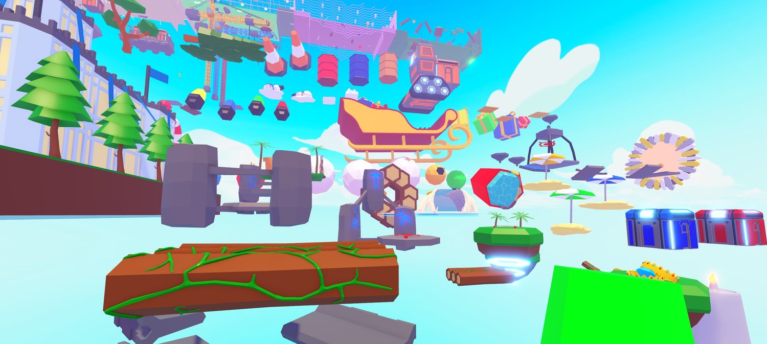 [MEGAPACK] 450 Roblox Obby Obstacle Course Structures & Props Pack