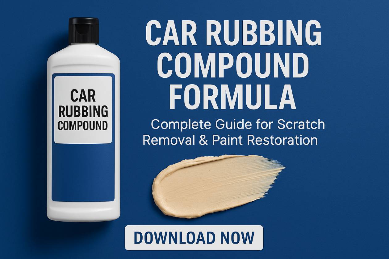 Car Rubbing Compound Formula – Complete Guide for Scratch Removal and Paint Restoration