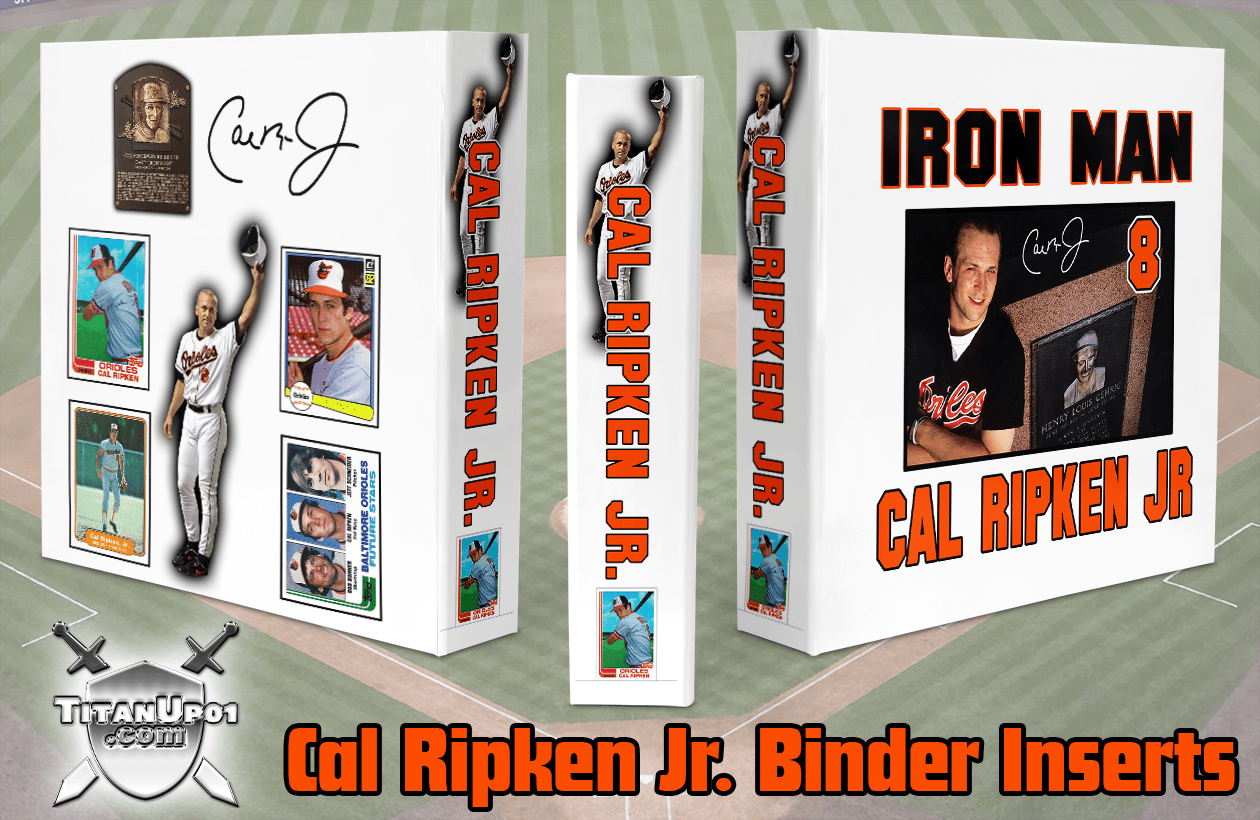 Cal Ripken Jr. Cards Binder Inserts