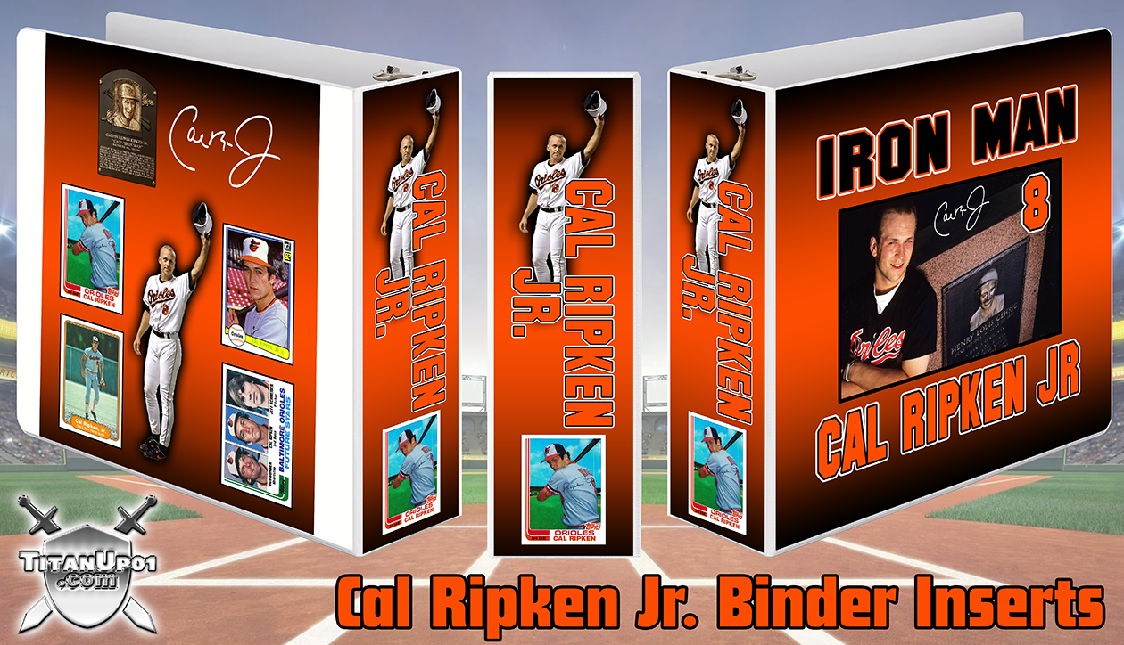 Cal Ripken Jr. Cards Binder Inserts