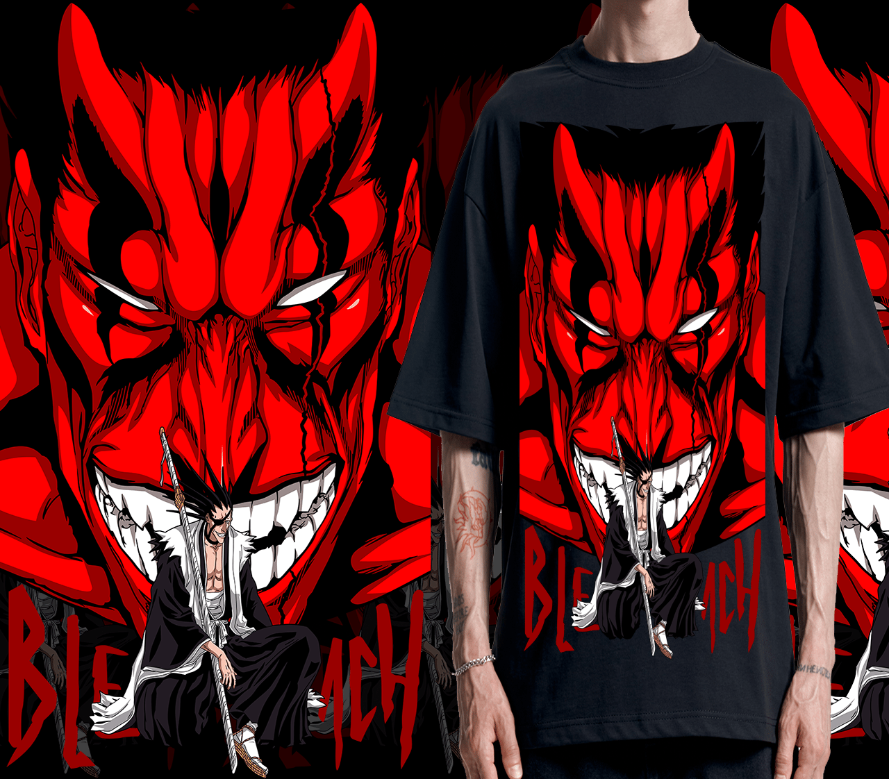 DESIGN ANIME Zaraki bankai