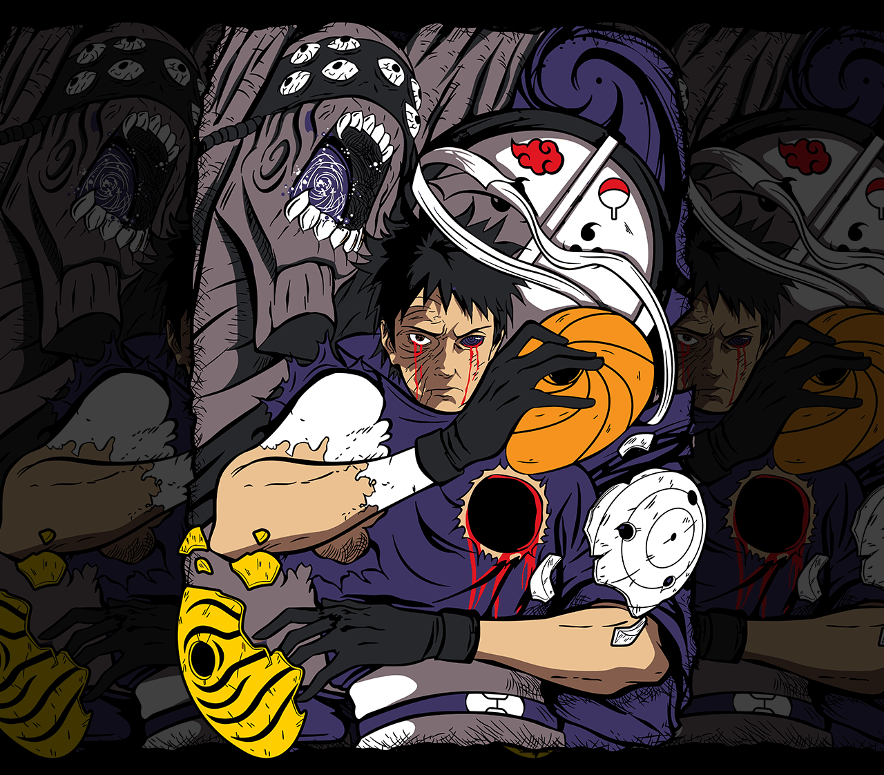 DESIGN ANIME NARUTO OBITO