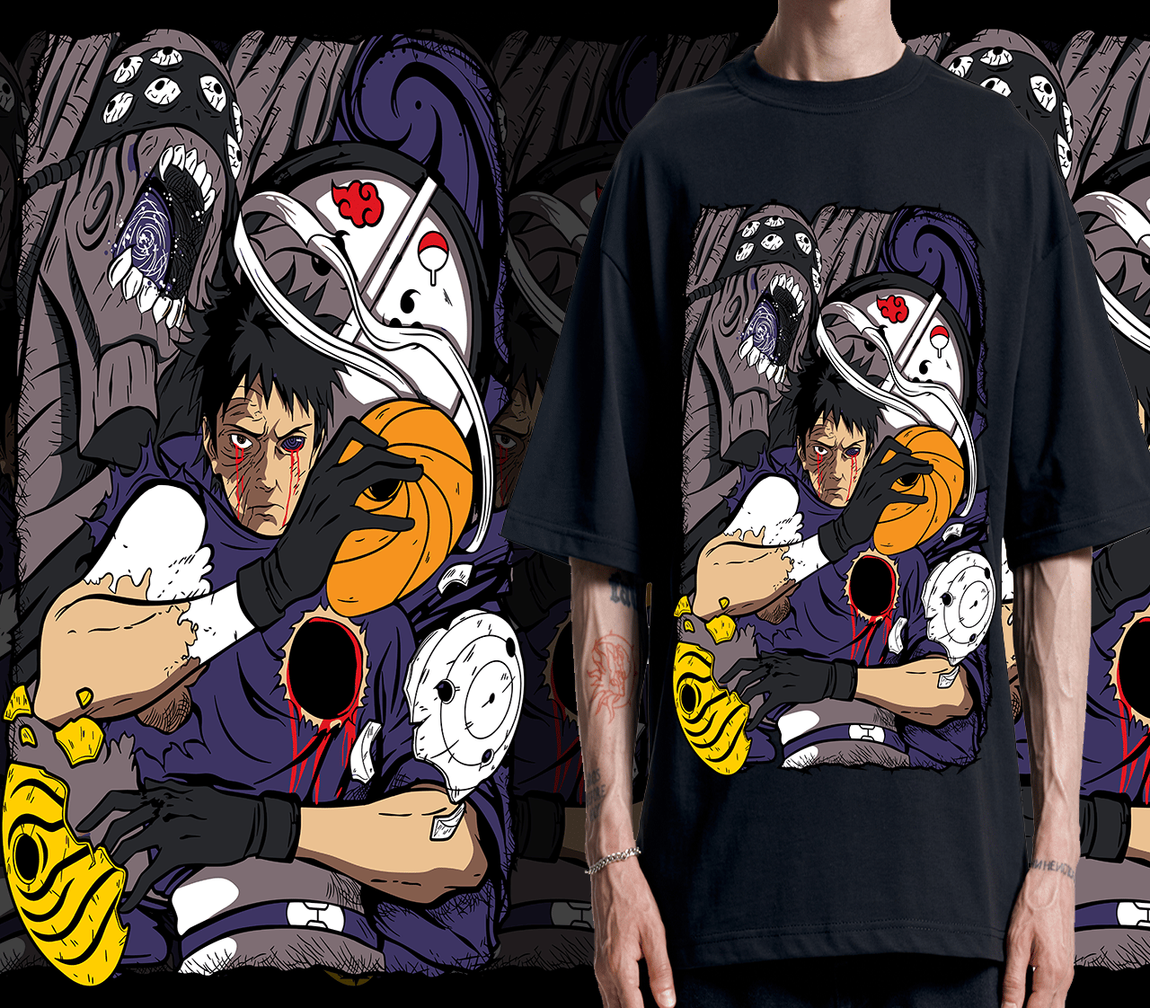 DESIGN ANIME NARUTO OBITO