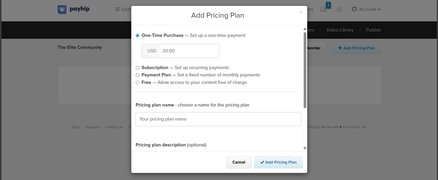 Choosing a pricing plan for your membership program