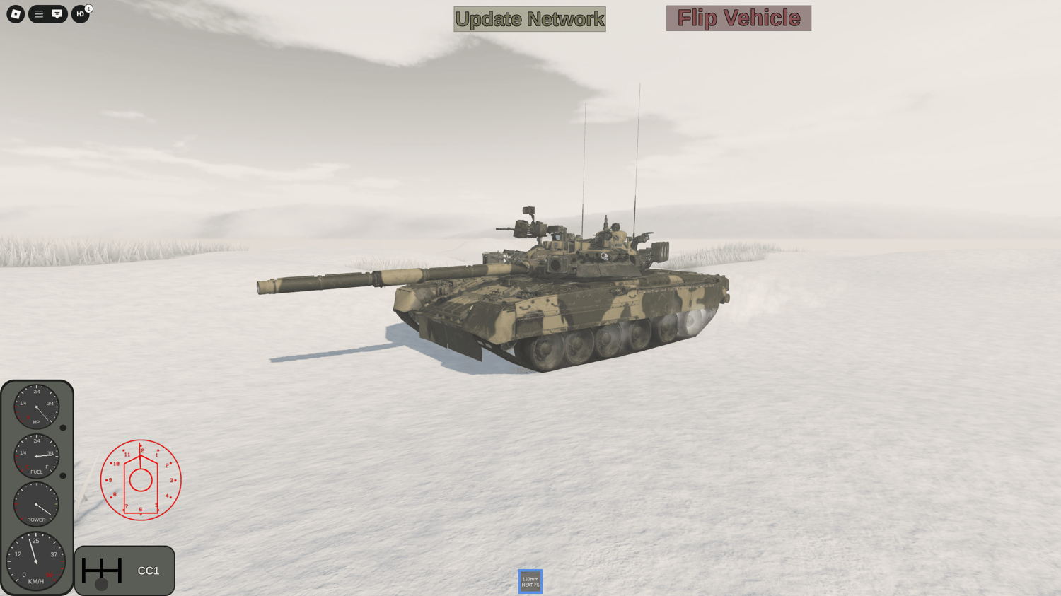 Roblox T80 tank with reactive armor