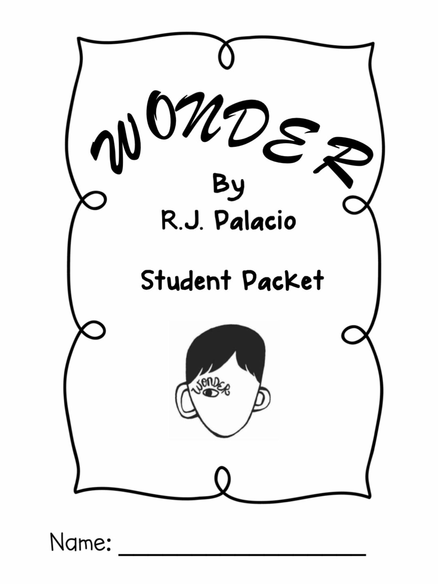 Wonder R.J. Palacio Novel Study Link for Google Slides™ Distance Learning