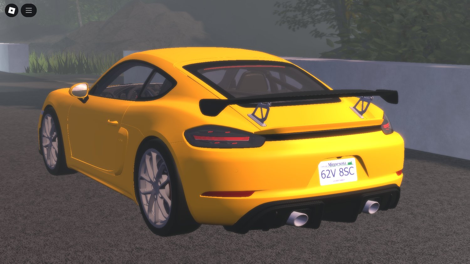 Roblox luxury sports car model Porsche GT4