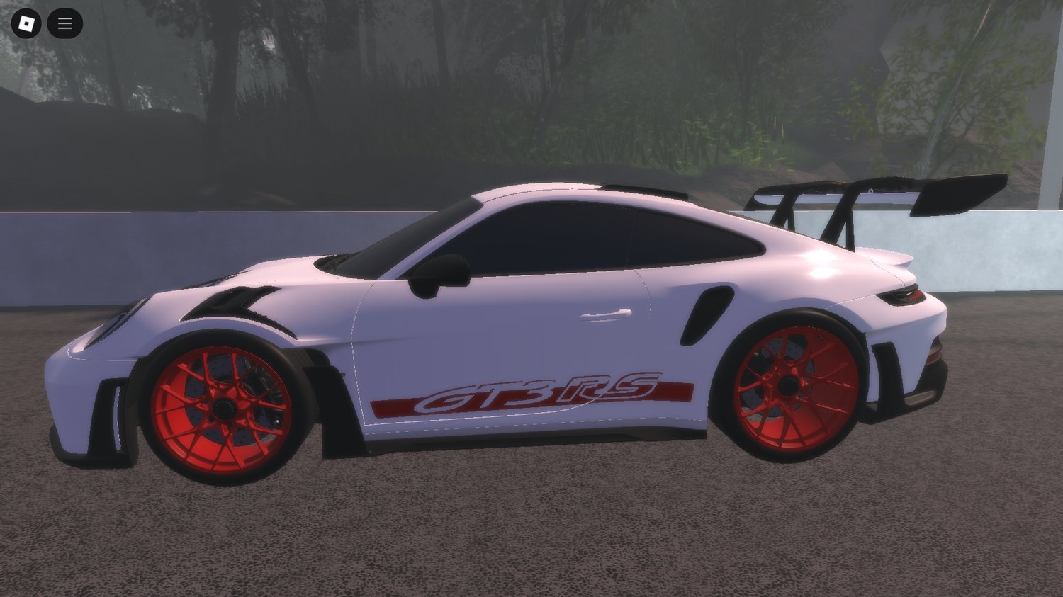 Detailed Porsche GT3 RS side profile Roblox